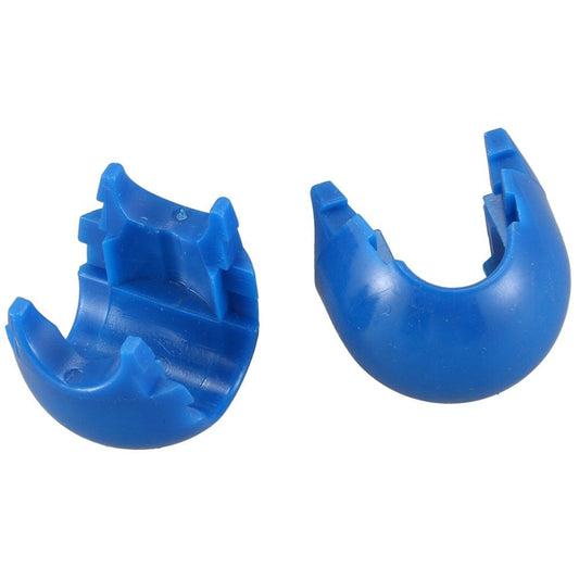 10Pcs Climbing Rope Net Plastic Connector Net Buckle Climbing Accessories for Outdoor Amusement Swing Climbing Rope Parts Blue