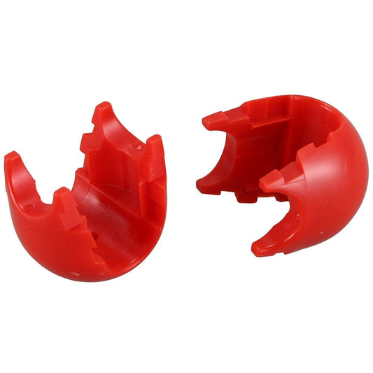 10Pcs Climbing Rope Net Plastic Connector Net Buckle Climbing Accessories for Outdoor Amusement Swing Climbing Rope Parts Red