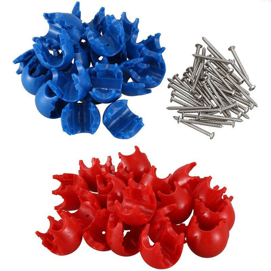20Pcs Climbing Rope Net 12Mm Plastic Connector Net Buckle Climbing Accessories for Outdoor Swing Climbing Rope Parts