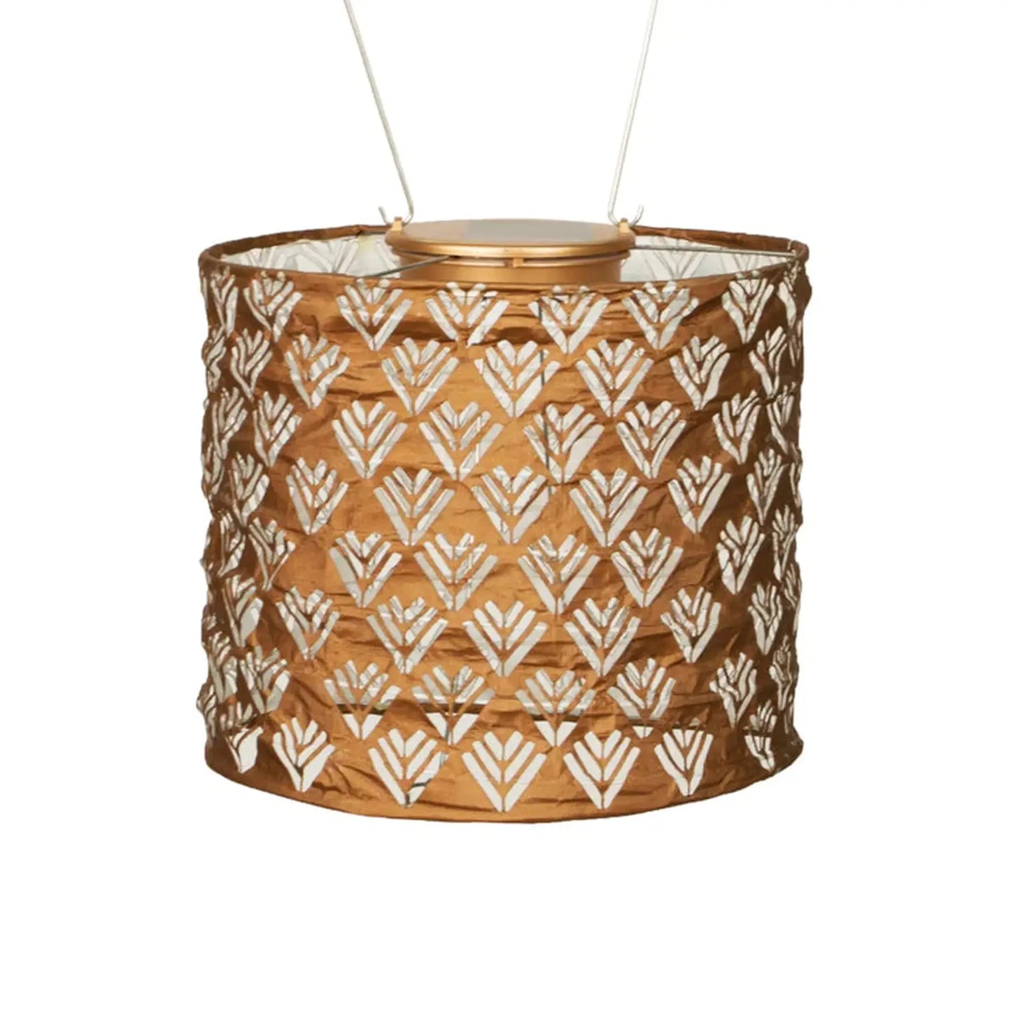 8" Drum Solar Lantern
