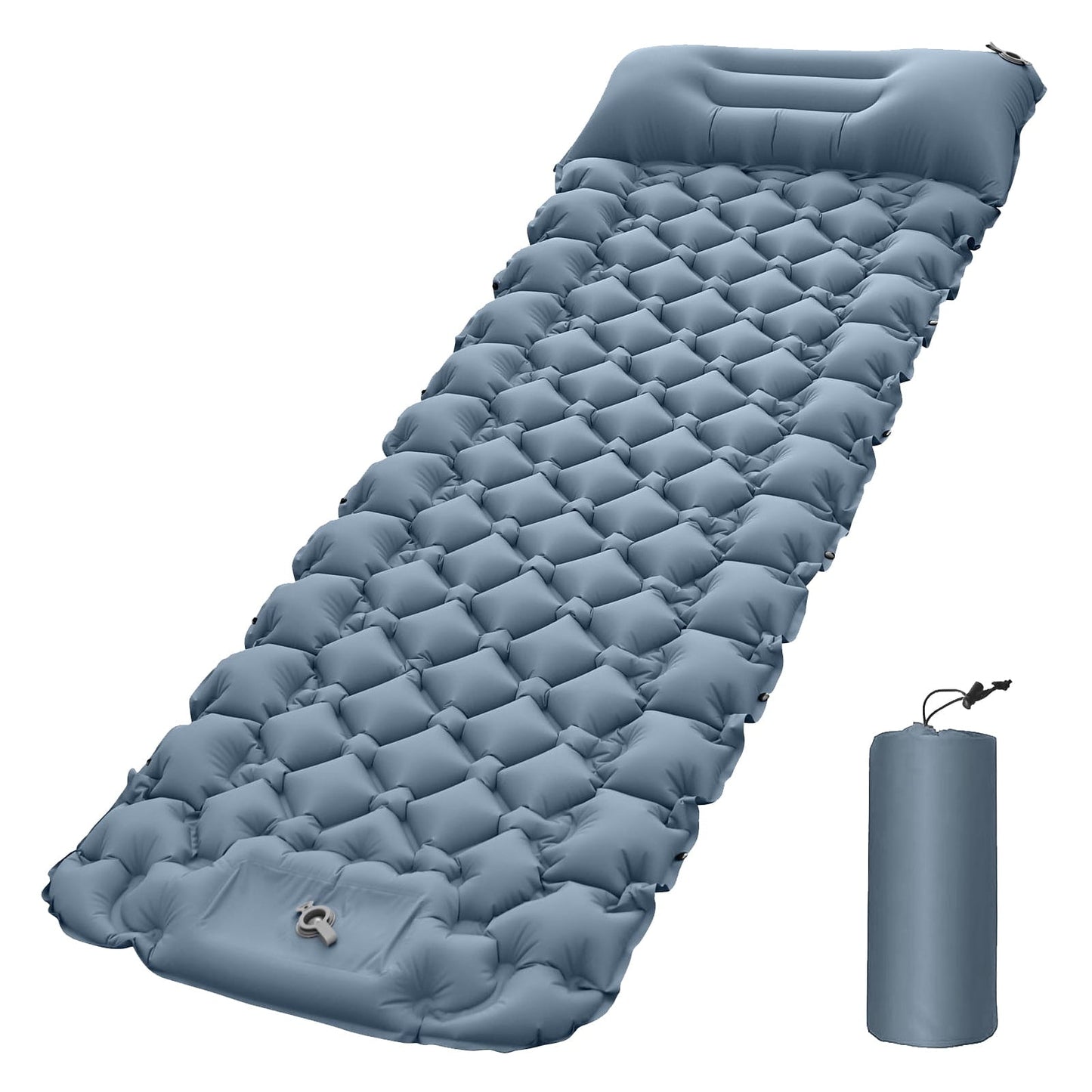 Vistreck Lightweight Camping Mat with Air Pillow Portable Air Mattress Waterproof Backpacking Sleeping Pad