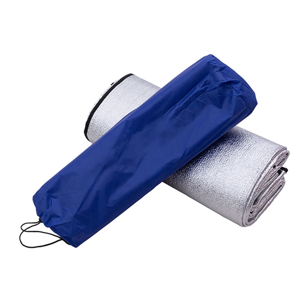 Yabuy Ultralight Waterproof Camping Mat Picnic Blanket Beach Mattress Sleeping Pad Aluminum Foil EVA Foam Mat Tent Sleeping Mattress