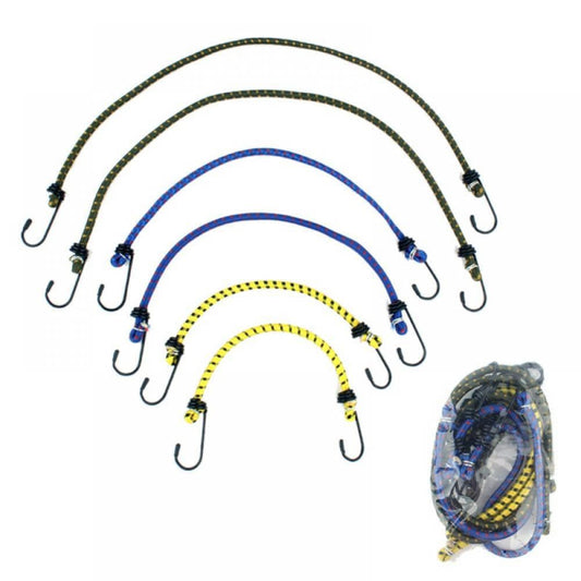 Zeonetak Outdoor Bundled Rope 6 Piece Set Elastic Band Tent Rope Elastic Clothesline Camping Accessories Luggage Strapping Tent Accessori