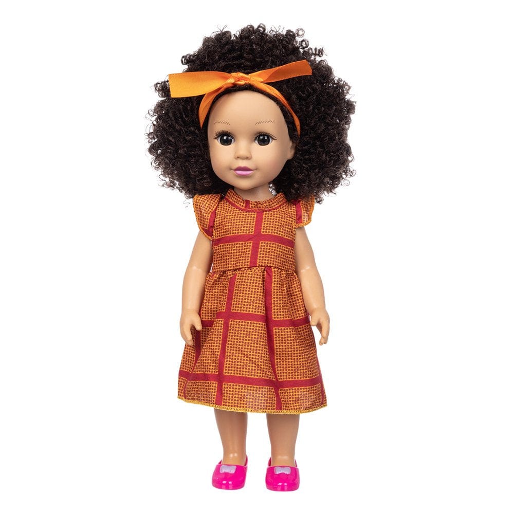 Yrtoes Doll Accessories Men Toys/ Curly Hair Cute Doll Simulation Cute Curly Hair Doll 35CM Baby Toy