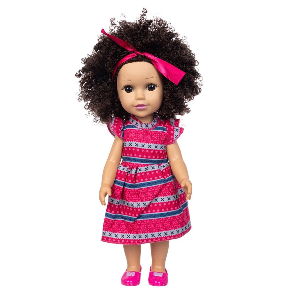 Yrtoes Doll Accessories Men Toys/ Curly Hair Cute Doll Simulation Cute Curly Hair Doll 35CM Baby Toy